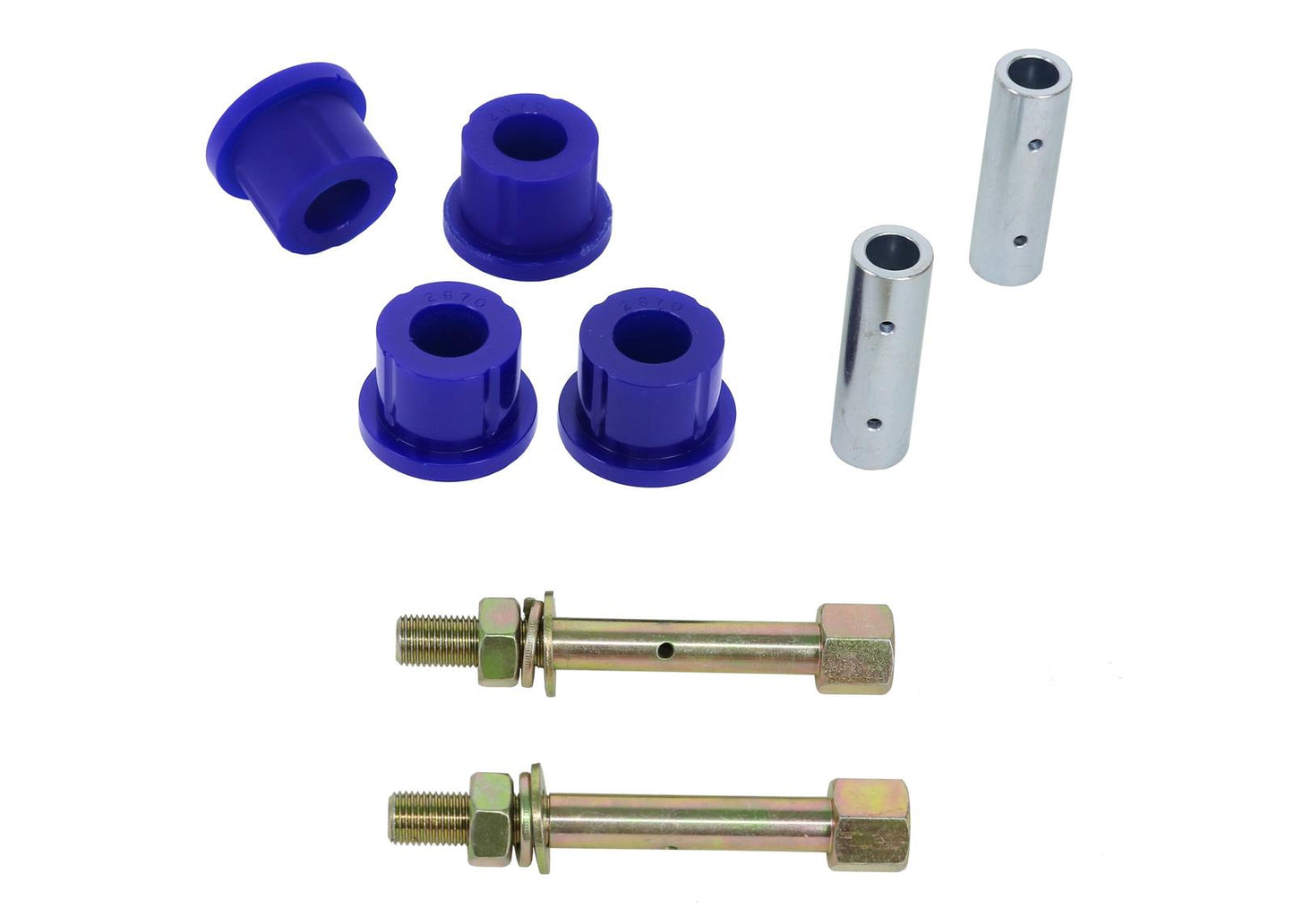 Rear Axle Leaf Spring - Front Eye Bushing And Greaseable Pin Kit