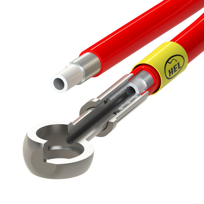 Toyota GR86 TRD Monoblock Big Brake Upgrade 4 Pot Front, 2 Pot Rear 2021-2023 Brake Lines HEL Stainless Steel Braided