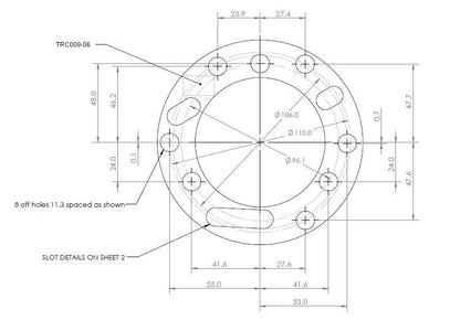 Front Axle Strut - Spacer Kit