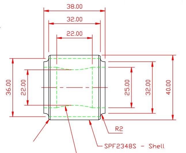 Front Axle Shock Absorber - Lower Bushing Kit