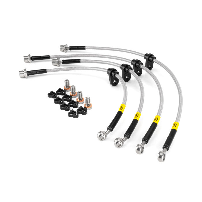 Toyota GR86 2.4 excluding Brembo Calipers Brake Lines HEL Stainless Steel Braided